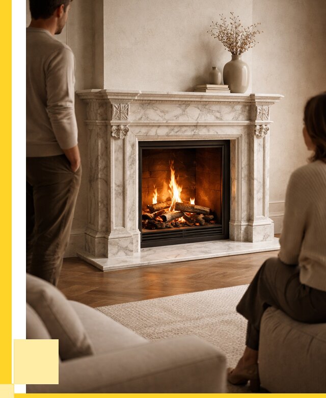 Мраморные камины под ключ в Серпухове от 254025 р. | ЭриданСрп