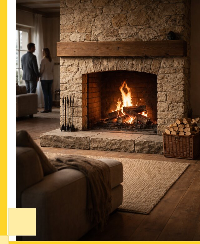 Открытые камины под ключ в Серпухове от 152415 р. ЭриданСрп