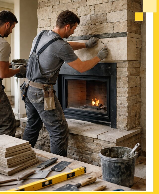 Проектирование и установка открытых каминов в Серпухове