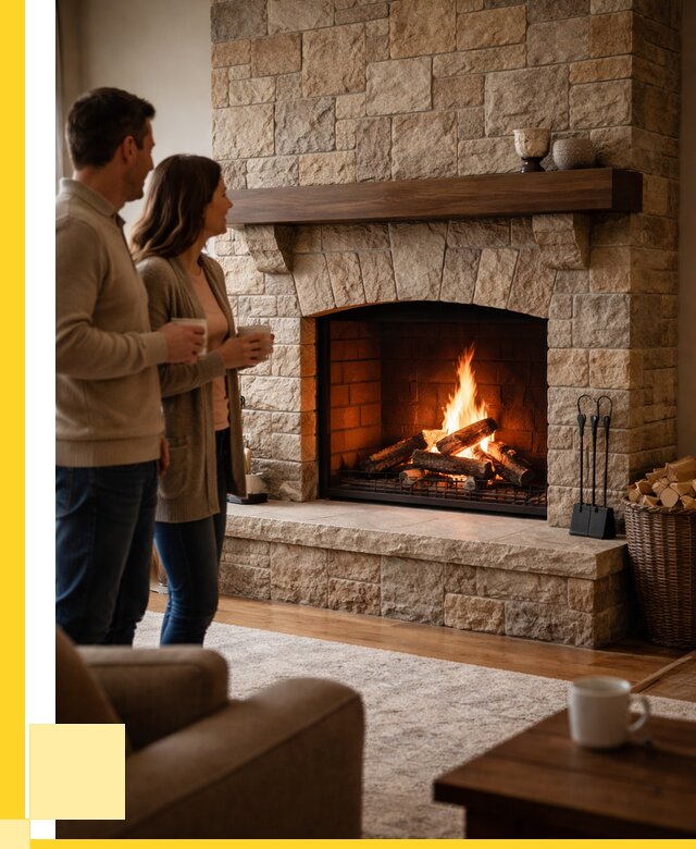 Каменные камины на заказ в Серпухове от 182898 р. | ЭриданСрп