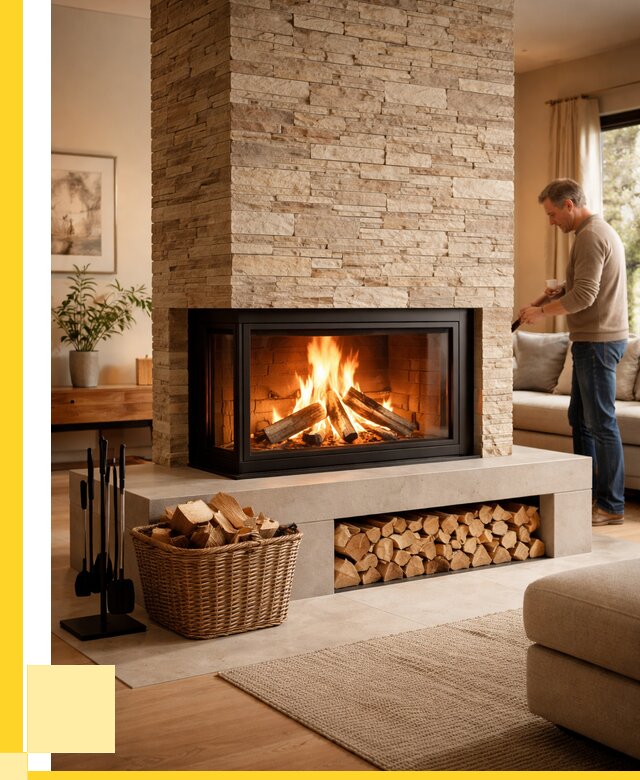 Дровяной камин под ключ в Серпухове от 203220 р. | ЭриданСрп