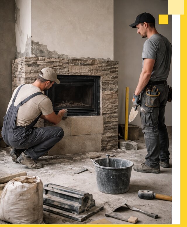 Камины под ключ в Серпухове: проект, изготовление и монтаж