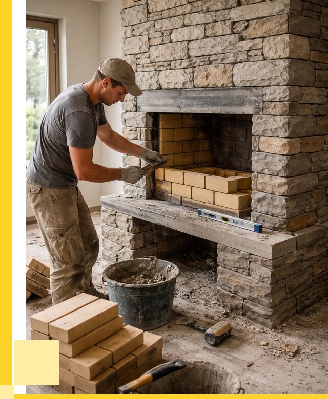 Кладка каминов и камина в Серпухове от 25403 р. ЭриданСрп