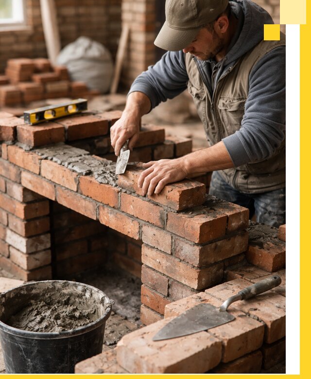 Кладка каминов под ключ в Серпухове профессиональная отделка и монтаж