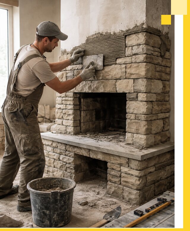 Строительство каминов под ключ в Серпухове от проектирования до монтажа