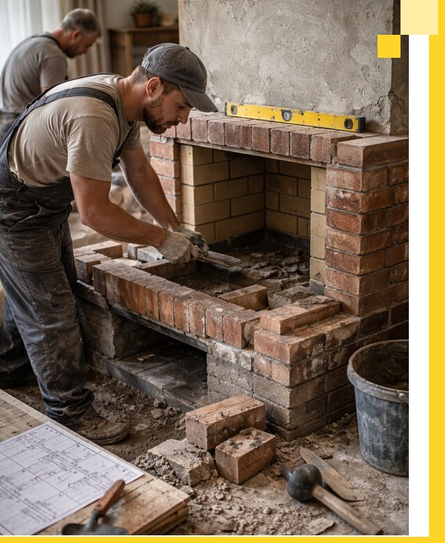 Изготовление и установка каминопечей под ключ в Серпухове