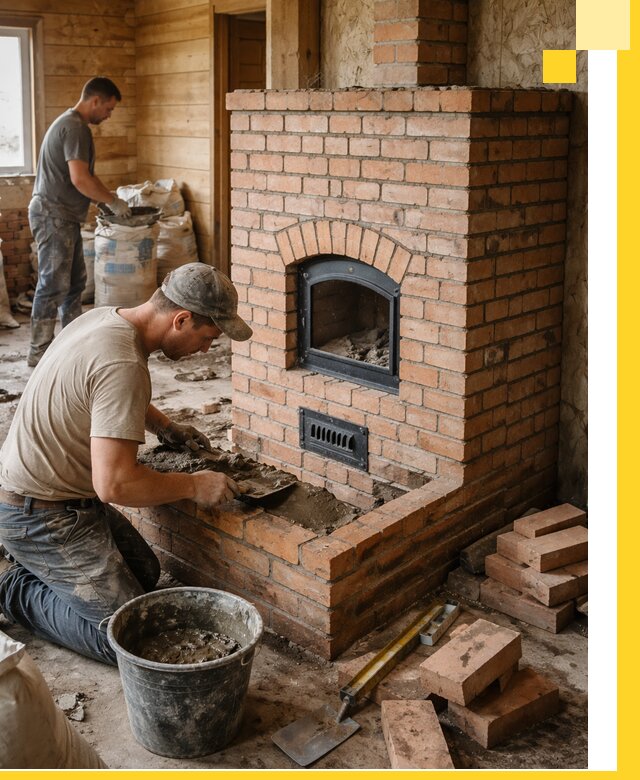 Профессиональное строительство печей в Серпухове под ключ