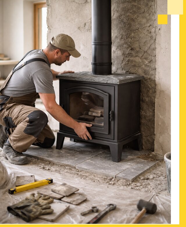 Профессиональный монтаж печей и каминов в Серпухове под ключ