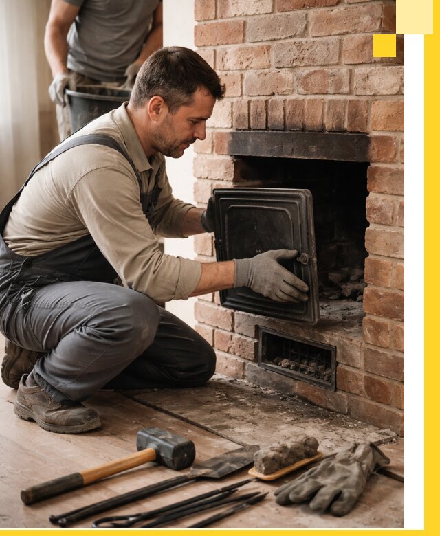 Ремонт печей в Серпухове с гарантией качества и безопасности