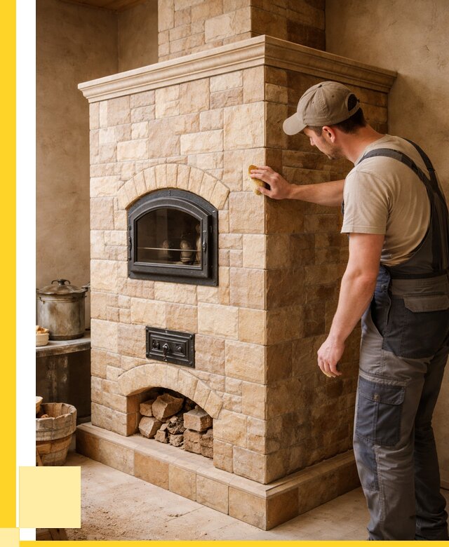 Облицовка печей в Серпухове от 4572 р. под ключ | ЭриданСрп