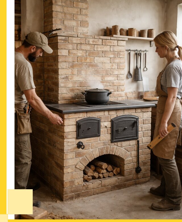 Варочно отопительные печи в Серпухове от 91449 р. | ЭриданСрп