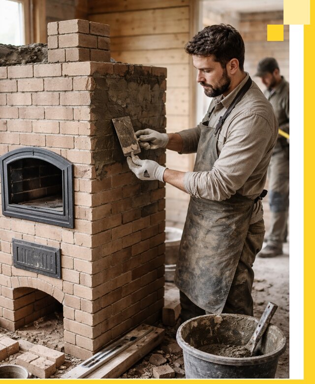 Изготовление и установка печей-шведок под ключ в Серпухове