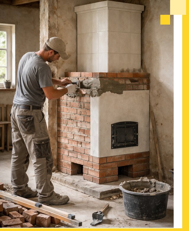 Изготовление и установка печей-голландок под ключ в Серпухове