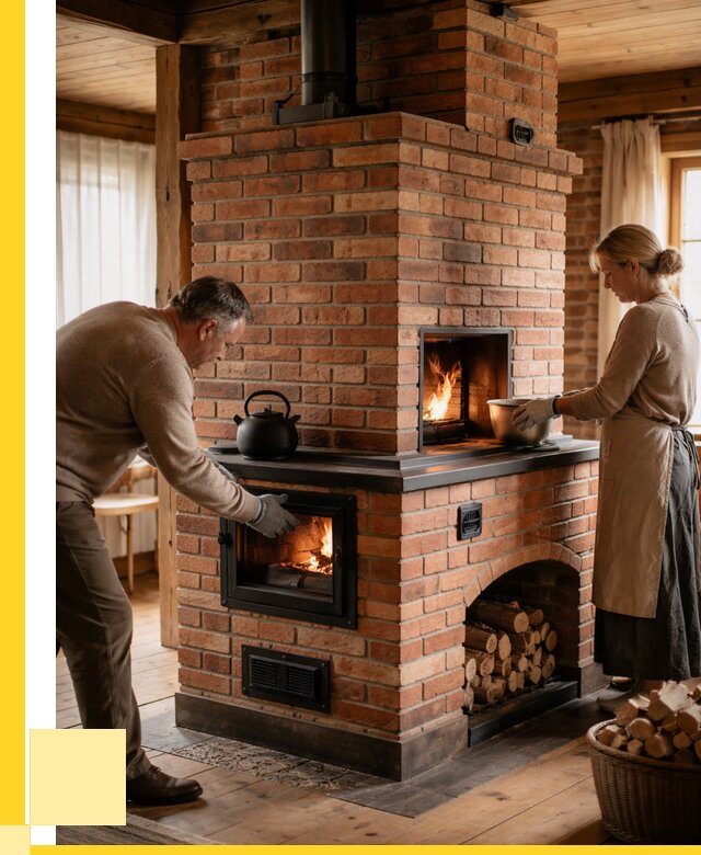 Печи для загородного дома под ключ в Серпухове от 81288 р. | ЭриданСрп