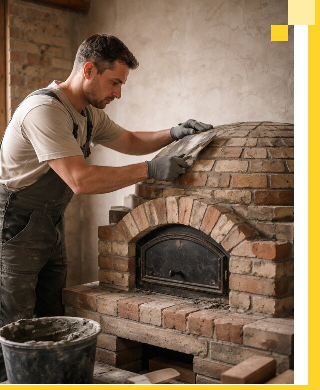 Изготовление и монтаж помпейских печей на заказ в Серпухове