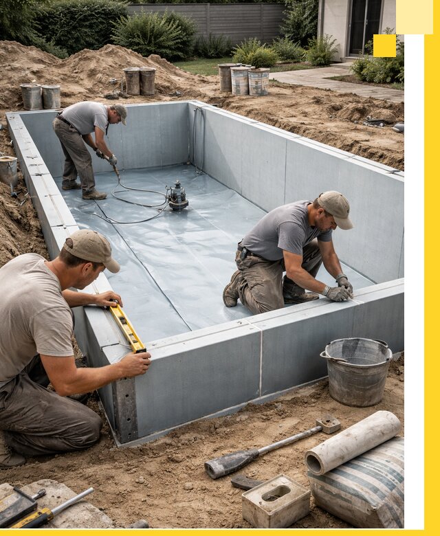 Профессиональный монтаж бассейнов под ключ в Серпухове с гарантией