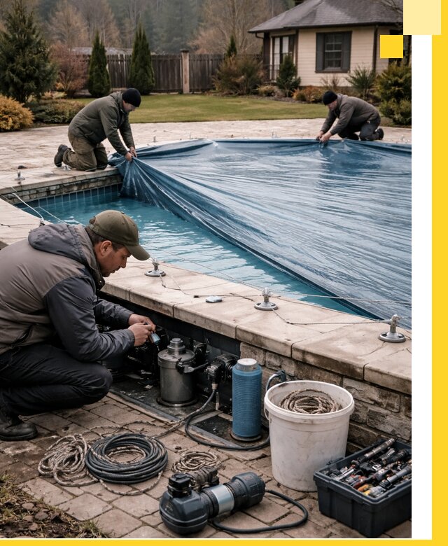 Консервация бассейнов в Серпухове: подготовка к длительному хранению