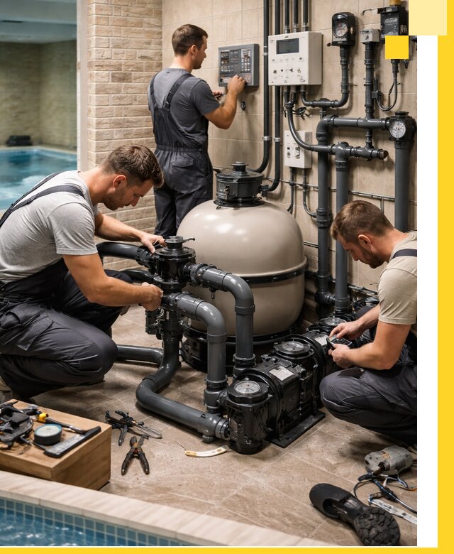 Комплексное оборудование для бассейнов под ключ в Серпухове