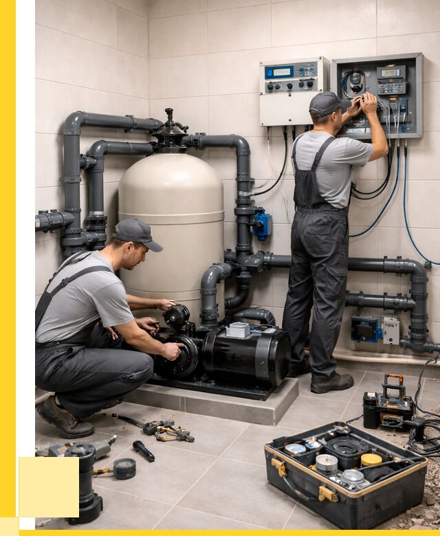 Монтаж оборудования для бассейнов в Серпухове от 40644 р. | ЭриданСрп