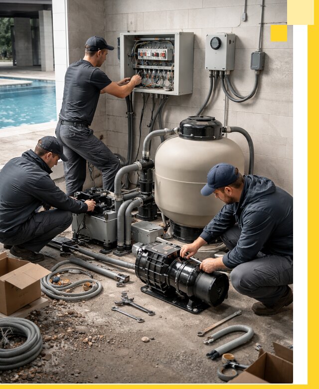 Профессиональный монтаж оборудования для бассейнов в Серпухове