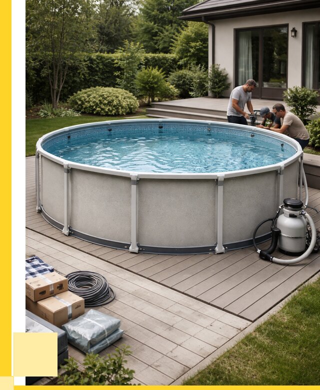 Купить каркасные бассейны в Серпухове от 45725 р. | ЭриданСрп