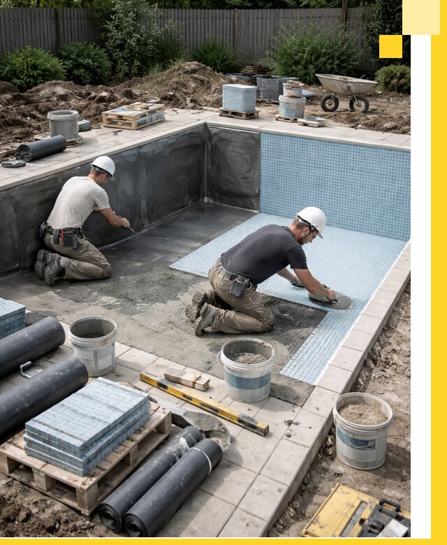 Проектирование и строительство стационарных бассейнов в Серпухове