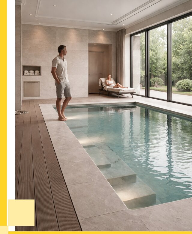 Бассейны в коттедже под ключ в Серпухове от 1219320 р. | ЭриданСрп