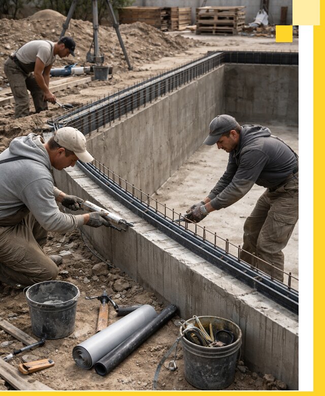 Качественный монтаж чаши бассейна в Серпухове под ключ с гарантией