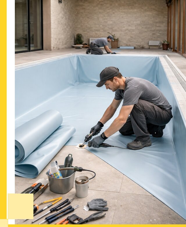 Пленка ПВХ для бассейнов в Серпухове от 2540 р. | ЭриданСрп