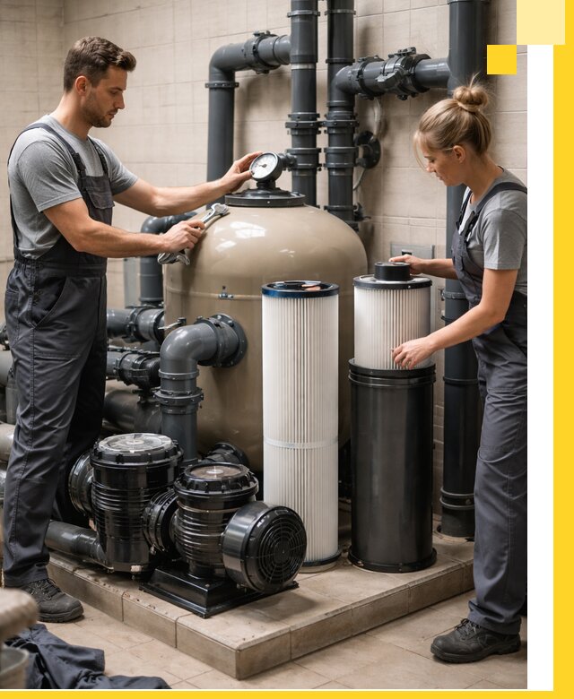 Фильтры и системы фильтрации для бассейнов в Серпухове