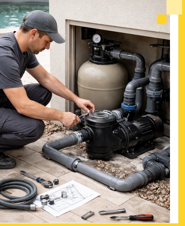 Поставка, монтаж и сервис насосов для бассейнов в Серпухове