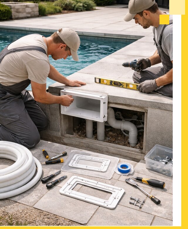 Поставка и установка скиммеров для бассейнов в Серпухове