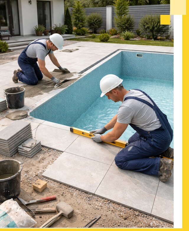 Строительство и монтаж плавательных бассейнов под ключ в Серпухове