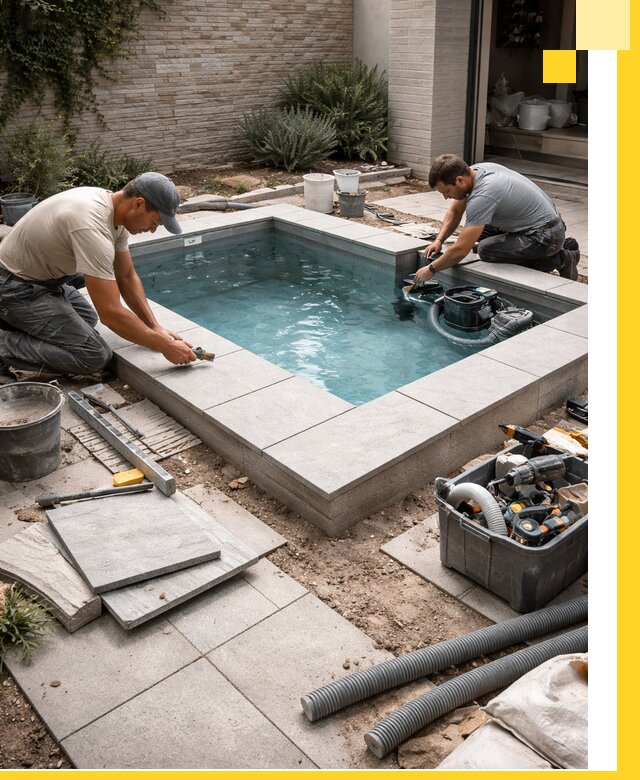 Мини бассейны под ключ в Серпухове, дизайн и установка