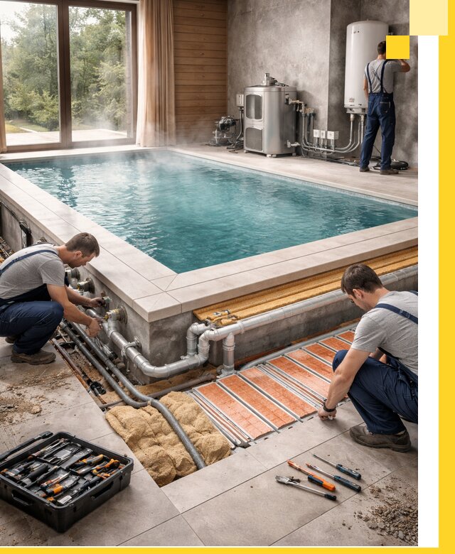 Проектирование и строительство тёплых бассейнов в Серпухове