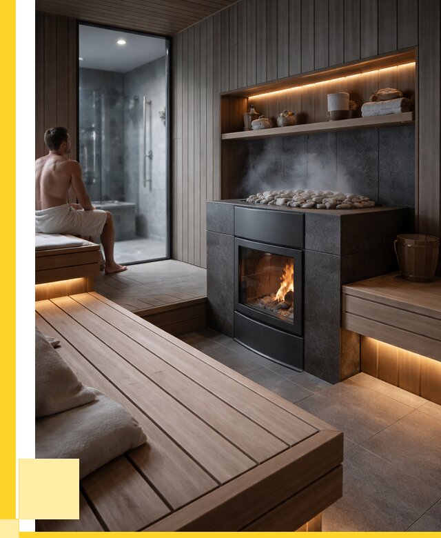 Проект сауны в частном доме в Серпухове от 35564 р. | ЭриданСрп