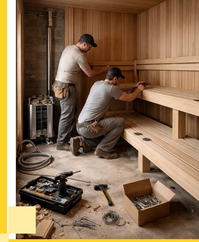 Монтаж саун под ключ в Серпухове от 121932 р. | ЭриданСрп