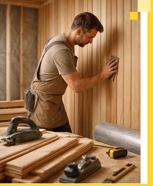 Профессиональная отделка саун и парных под ключ в Серпухове