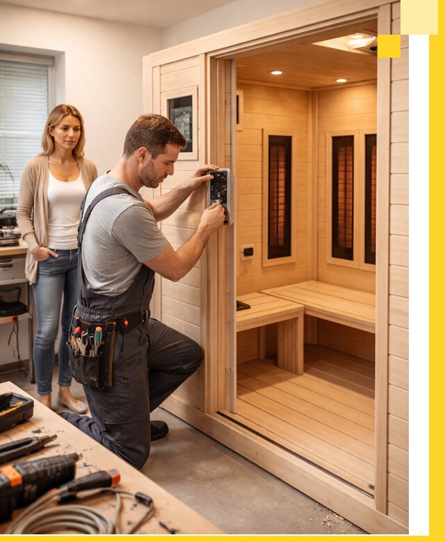 Инфракрасные сауны под ключ в Серпухове продажа и установка