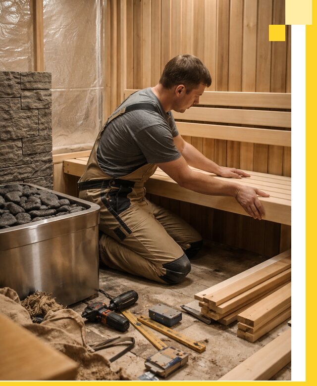 Сауны для дома под ключ с проектированием и монтажом в Серпухове