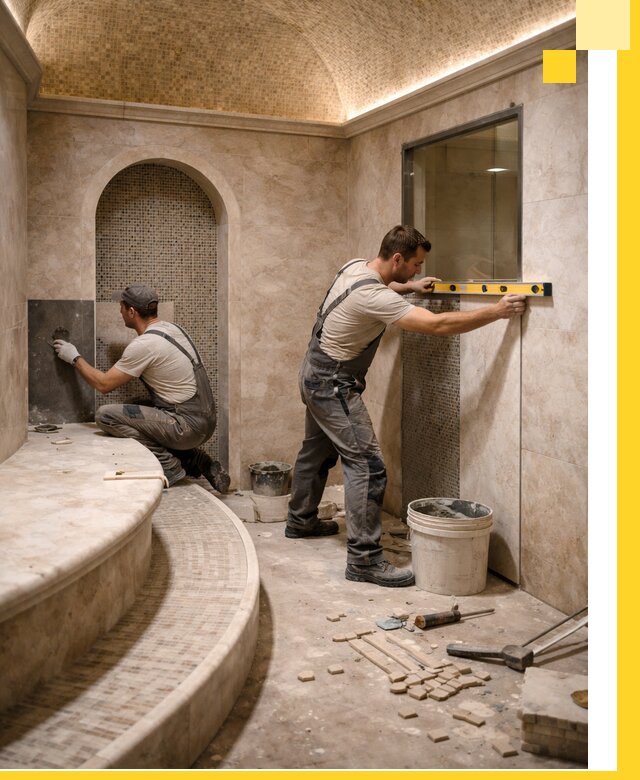 Проектирование и строительство саун с хамамом под ключ в Серпухове