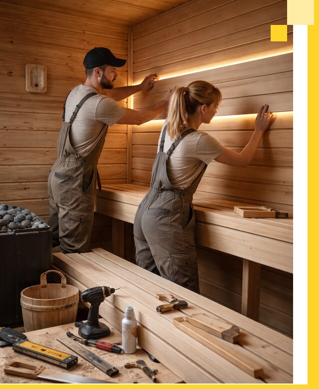 Дизайн саун и бань под ключ с индивидуальным проектом в Серпухове