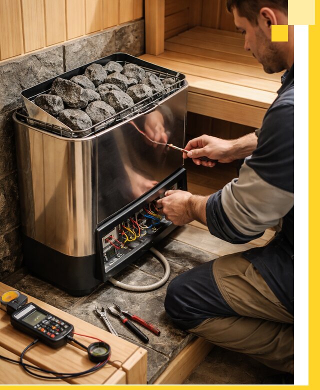 Продажа и установка электрокаменок для саун в Серпухове