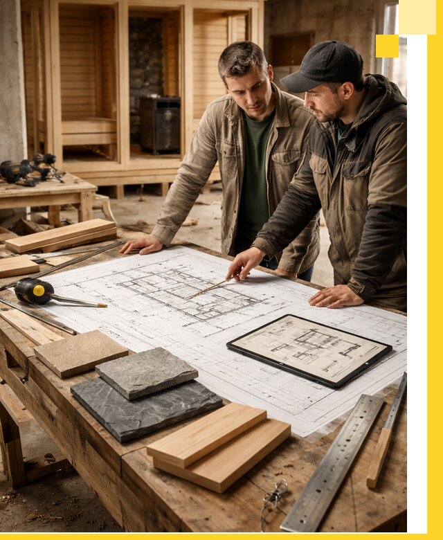 Проекты бань под ключ и планы строительства в Серпухове