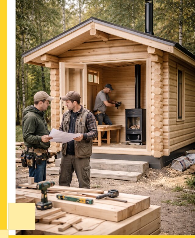 Монтаж бань под ключ в Серпухове — от 203220 р. | ЭриданСрп