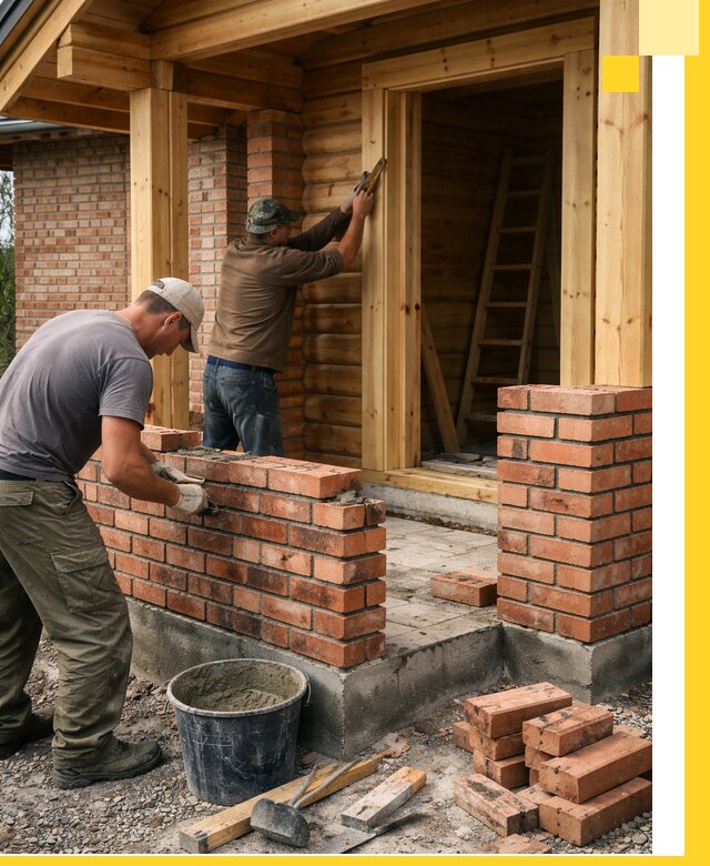 Строительство кирпичных бань под ключ в Серпухове с гарантией качества