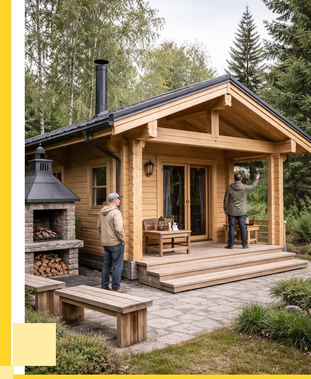 Деревянные бани под ключ в Серпухове от 457245 р. | ЭриданСрп