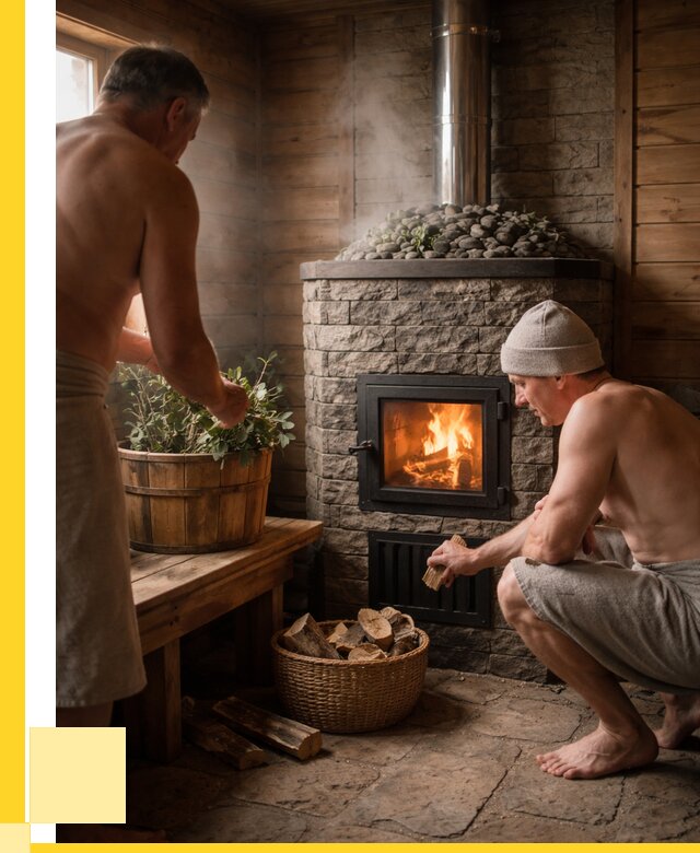 Банные печи под ключ в Серпухове от 45725 р. | ЭриданСрп кирпичная