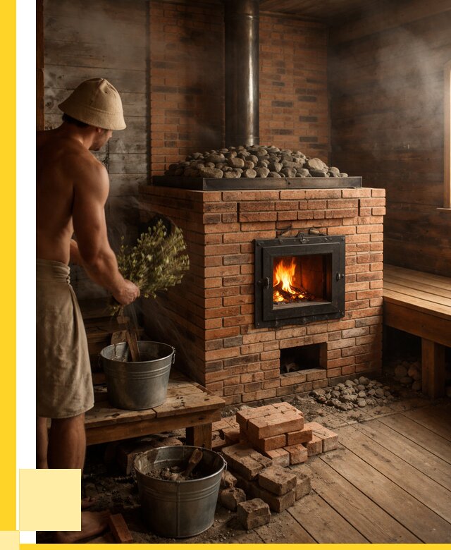 Кирпичные банные печи в Серпухове от 91449 р. | ЭриданСрп