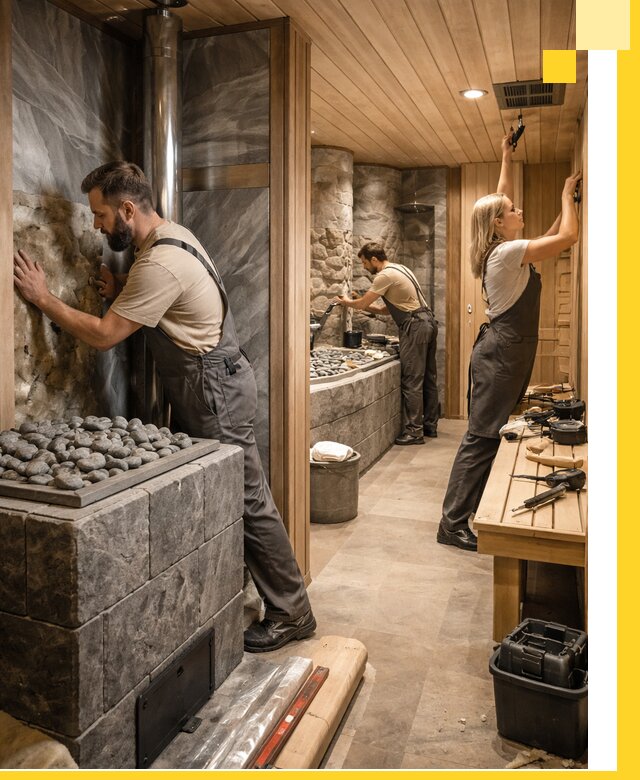 Строительство бань и SPA процедур в Серпухове под ключ и отделкой